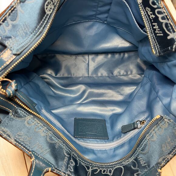 Y2K Coach F15157 Gallery Horse & Carriage Tote & Turnlock Checkbook Wallet - Picture 6 of 16